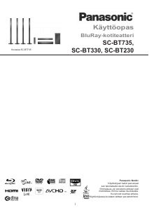 Käyttöohje Panasonic SC-BT735 Kotiteatterijärjestelmä