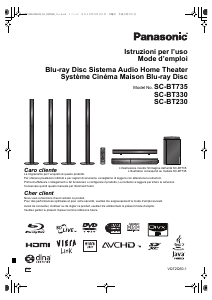 Manuale Panasonic SC-BT735 Sistema home theater