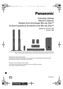 Manuál Panasonic SC-BTT190 Domácí kino