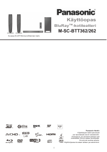 Käyttöohje Panasonic SC-BTT262EG Kotiteatterijärjestelmä