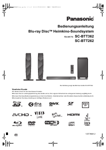 Bedienungsanleitung Panasonic SC-BTT262EG Heimkinosystem