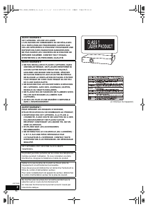 Mode d’emploi Panasonic SC-BTT350 Système home cinéma