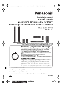 Manuál Panasonic SC-BTT400 Domácí kino