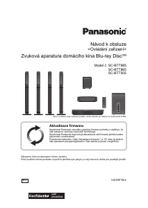 Manuál Panasonic SC-BTT505 Domácí kino