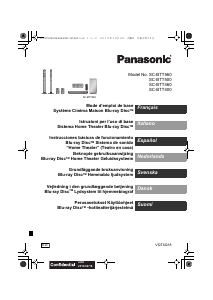 Käyttöohje Panasonic SC-BTT560 Kotiteatterijärjestelmä