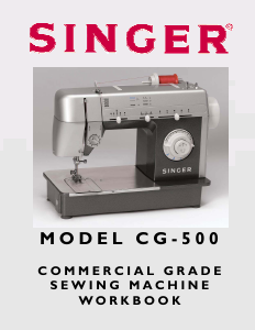 Handleiding Singer CG-500 Commercial Grade Naaimachine