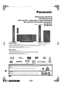 Brugsanvisning Panasonic SC-BTX75 Hjemmebiosystem