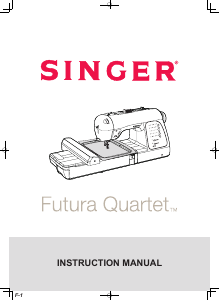 Manual Singer Futura Quartet SEQS-6000 Sewing Machine