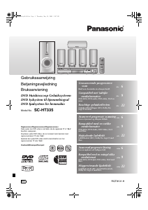 Brugsanvisning Panasonic SC-HT335 Hjemmebiosystem