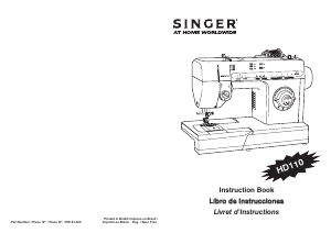 Handleiding Singer HD-110 Heavy Duty Naaimachine