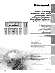 Bedienungsanleitung Panasonic SC-HT40 Heimkinosystem