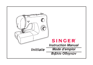 Handleiding Singer Initiale Naaimachine