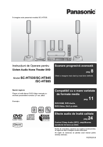 Manual Panasonic SC-HT535 Sistemul home cinema