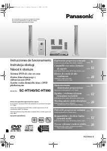 Instrukcja Panasonic SC-HT540 Zestaw kina domowego