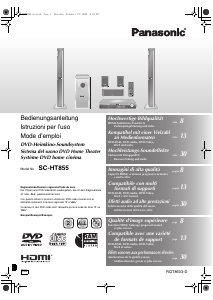 Mode d’emploi Panasonic SC-HT855 Système home cinéma