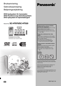 Brugsanvisning Panasonic SC-HT870 Hjemmebiosystem