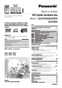 Návod Panasonic SC-HT878 Domáce kino