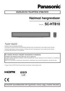 Használati útmutató Panasonic SC-HTB10EB Házimozi-rendszer