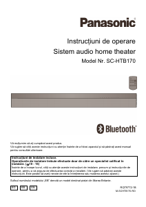 Manual Panasonic SC-HTB170EG Sistemul home cinema