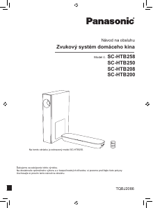 Návod Panasonic SC-HTB208 Domáce kino