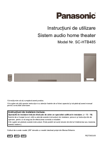 Manual Panasonic SC-HTB485EG Sistemul home cinema
