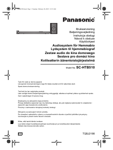 Käyttöohje Panasonic SC-HTB510 Kotiteatterijärjestelmä