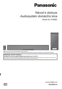 Manuál Panasonic SC-HTB680EG Domácí kino