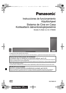Käyttöohje Panasonic SC-HTB685 Kotiteatterijärjestelmä