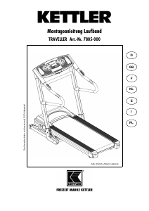 Handleiding Kettler Traveller Loopband