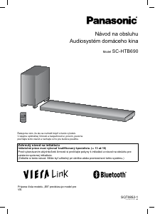Návod Panasonic SC-HTB690EG Domáce kino