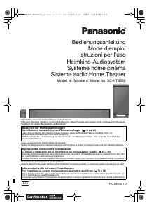 Bedienungsanleitung Panasonic SC-HTB880 Heimkinosystem