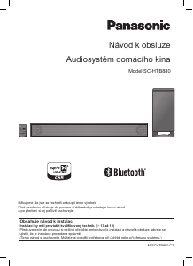 Manuál Panasonic SC-HTB880EG Domácí kino