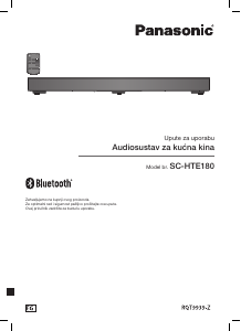 Priručnik Panasonic SC-HTE180 Kućno kino