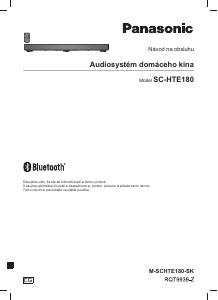 Návod Panasonic SC-HTE180 Domáce kino