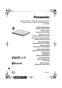 Käyttöohje Panasonic SC-HTE200 Kotiteatterijärjestelmä