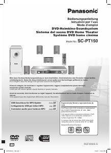 Bedienungsanleitung Panasonic SC-PT150 Heimkinosystem