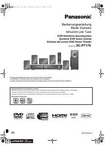 Bedienungsanleitung Panasonic SC-PT170 Heimkinosystem