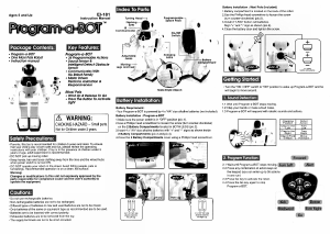 Bedienungsanleitung Silverlit Program-A-Bot Humanoid Spielzeugroboter