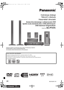 Manuál Panasonic SC-PT475 Domácí kino