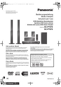 Mode d’emploi Panasonic SC-PT570 Système home cinéma