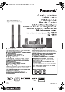 Manuál Panasonic SC-PT580 Domácí kino