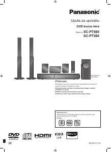 Priručnik Panasonic SC-PT580EG Kućno kino