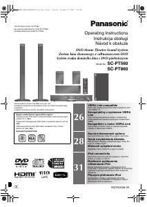 Handleiding Panasonic SC-PT860 Home cinema set