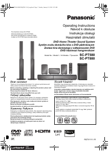 Használati útmutató Panasonic SC-PT880EP Házimozi-rendszer