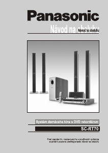 Návod Panasonic SC-RT70 Domáce kino