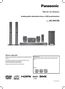 Návod Panasonic SC-XH155EP Domáce kino