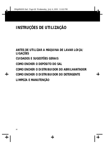 Manual Whirlpool ADG 150 BR Máquina de lavar louça