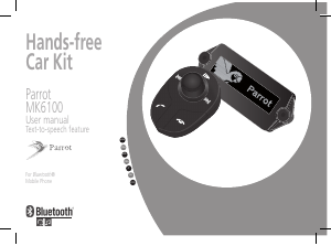 Bruksanvisning Parrot MK6100 Handsfreesats