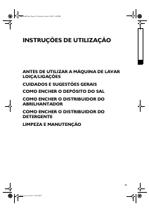 Manual Whirlpool ADG 151/3 Máquina de lavar louça