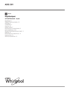 Käyttöohje Whirlpool ADG 301 Astianpesukone